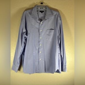J Crew Button Down Striped Pocket Long Sleeve Dress Shirt Size XLarge